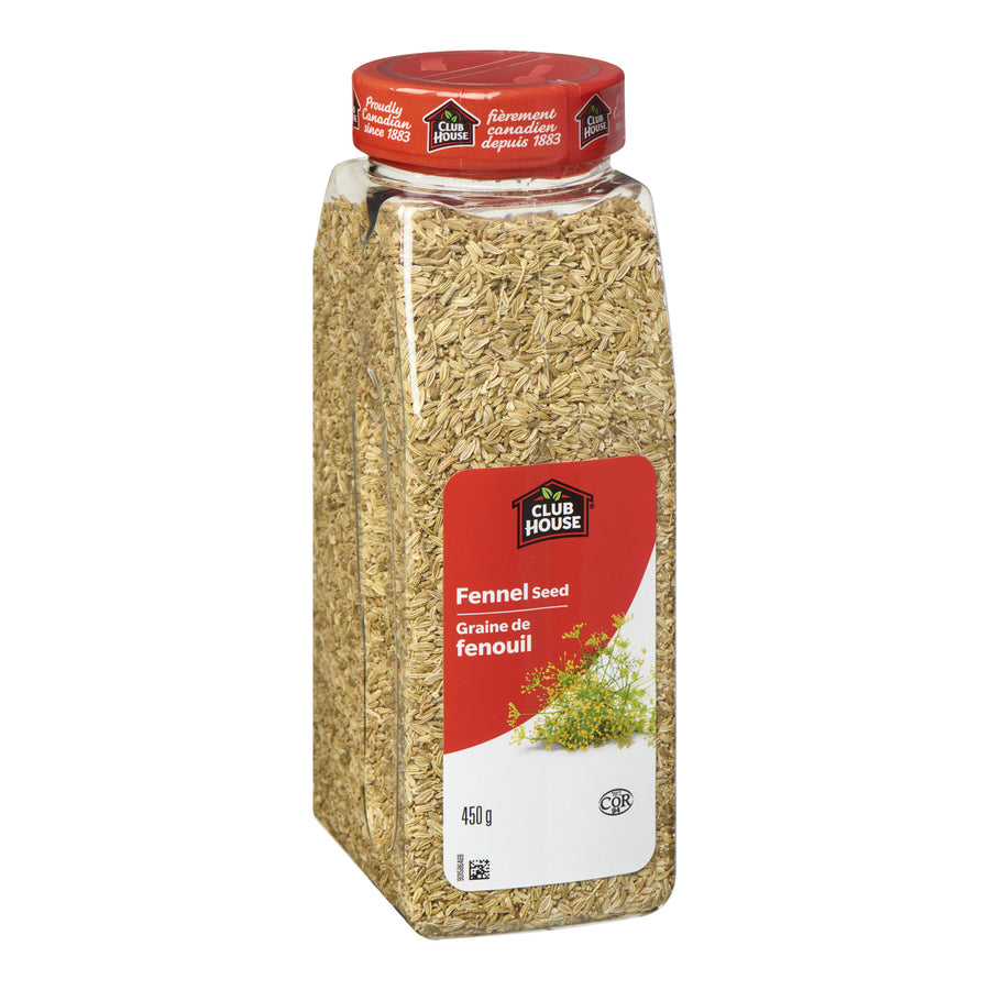 Spice Fennel Seeds - 12 x 450 g (Case = 1 x 450 g) - Clubhouse - Restaurant and Foodservice Ingredients - Canadian Distribution