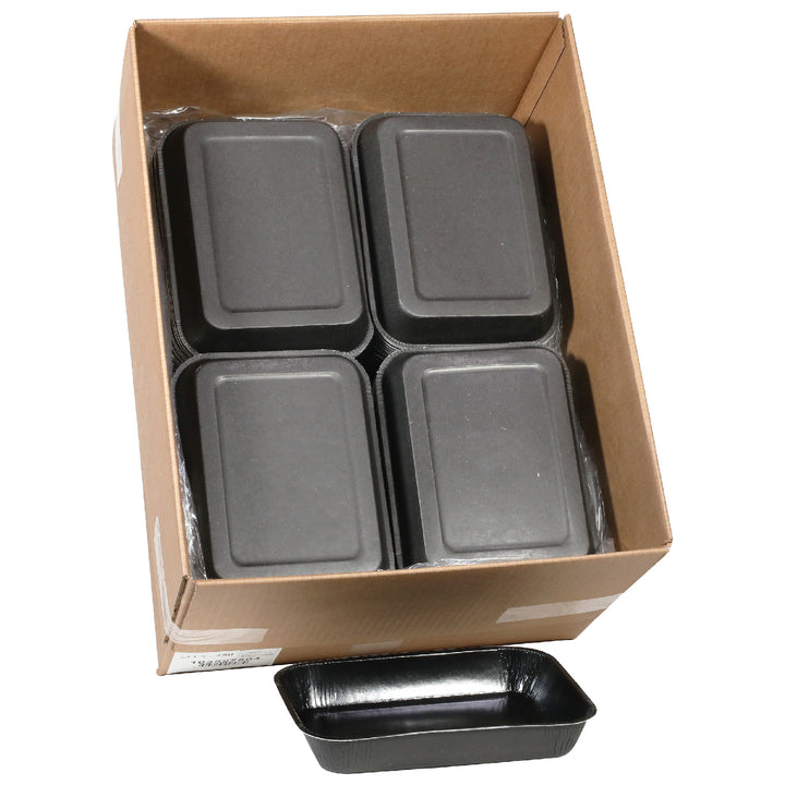 Tray Paper Dual Ovenable Black Ovnbl Blk PFAS-Free - 1 x 250 count - Pactiv Corp - Packaging and Accessories - Restaurant Supplies and Equipment - Canadian Distribution