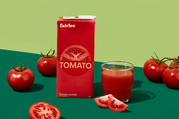 Juice Tomato Cocktail Tetra - Fairlee Juices - 12 x 1 L - Restaurant and Foodservice Ingredients - Canadian Distribution - Ships Free Within Canada on Orders Above CAD $199