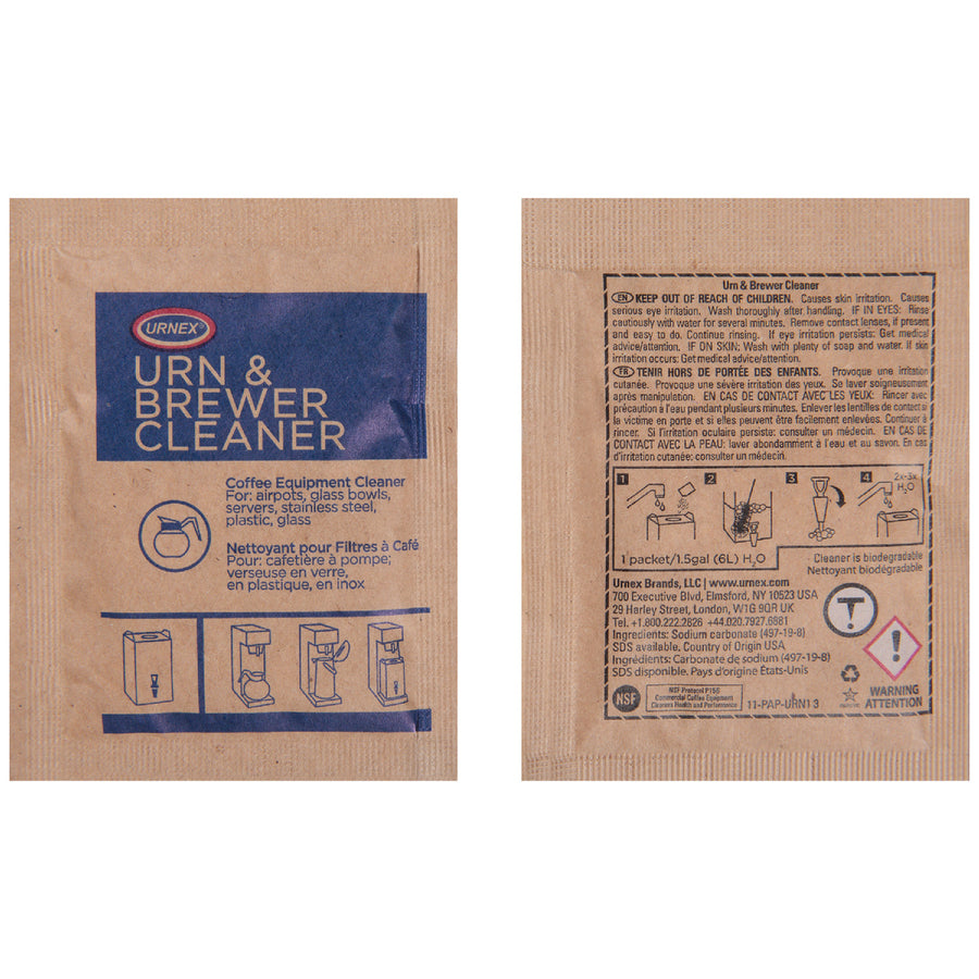 Cleaner Urn Powdered - 100 each - Urnex - Packaging and Accessories - Restaurant Supplies and Equipment - Canadian Distribution