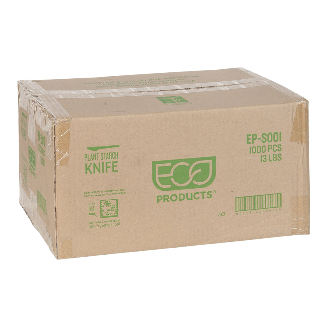 Knife Plastic Medium 70% Plant Starch - 1 x 1000 count - Wna Kit Diet - Packaging and Accessories - Restaurant Supplies and Equipment - Canadian Distribution