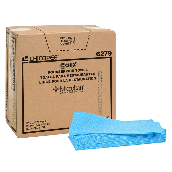 Towel J Cloth Blue - 1 x 100 count - Chicopee Corpor - Packaging and Accessories - Restaurant Supplies and Equipment - Canadian Distribution