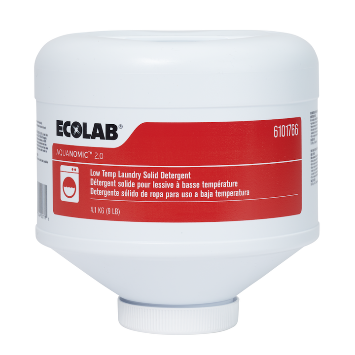 Detergent Laundry Solid AQN2 - 4 x 9 lb - Ecolab - Packaging and Accessories - Restaurant Supplies and Equipment - Canadian Distribution