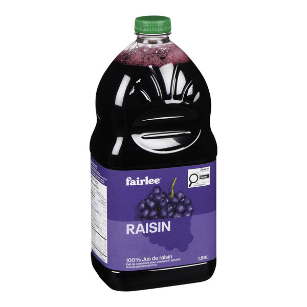 Juice Grape - Fairlee Juices - 6 x 1.89 L - Restaurant and Foodservice Ingredients - Canadian Distribution - Ships Free Within Canada on Orders Above CAD $199