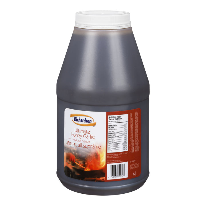 Sauce Honey Garlic Ultimate - 2 x 4 L - Richardson - Restaurant and Foodservice Ingredients - Canadian Distribution