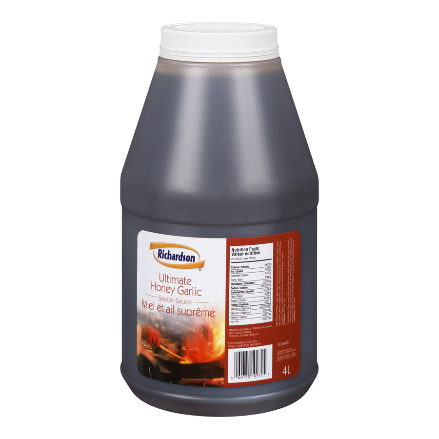 Sauce Honey Garlic Ultimate - 2 x 4 L - Richardson - Restaurant and Foodservice Ingredients - Canadian Distribution