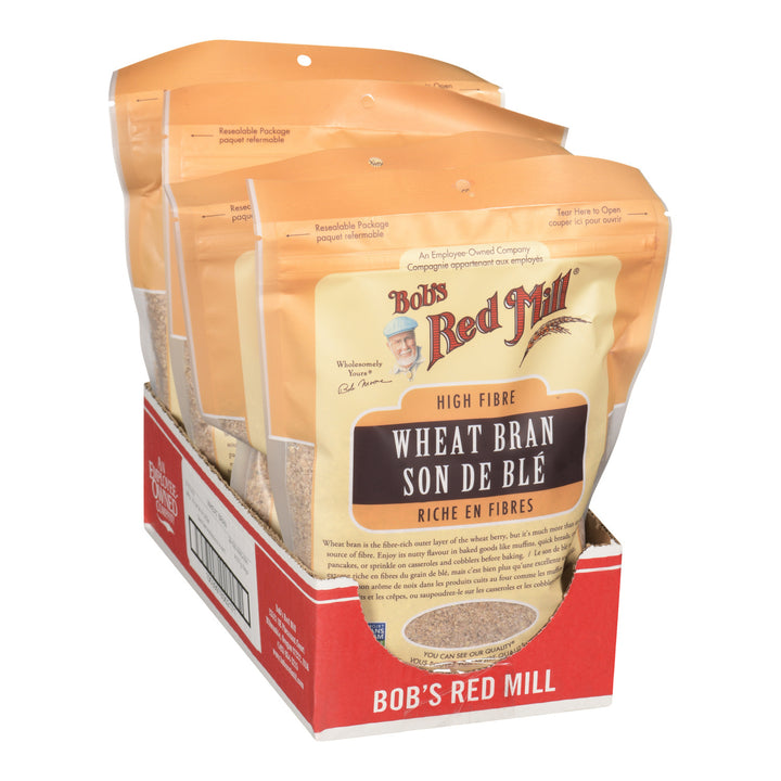 Wheat Bran - 4 x 227 g - Bob's Red Mill - Restaurant and Foodservice Ingredients - Canadian Distribution