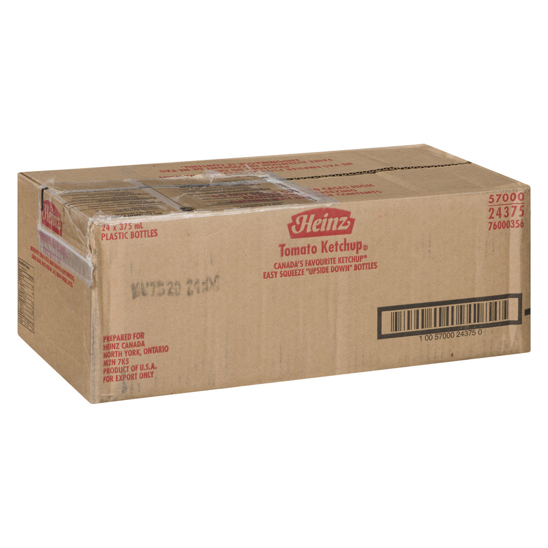 Ketchup en bouteille renversée - 24 x 375 mL - Heinz - Ingrédients pour restaurants et services de restauration - Distribution canadienne