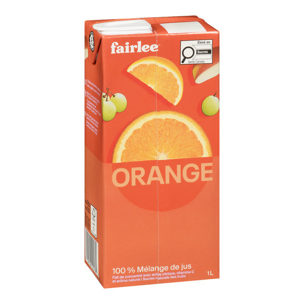 Juice Orange Blend - Fairlee Juices - 12 x 1 L - Restaurant and Foodservice Ingredients - Canadian Distribution - Ships Free Within Canada on Orders Above CAD $199