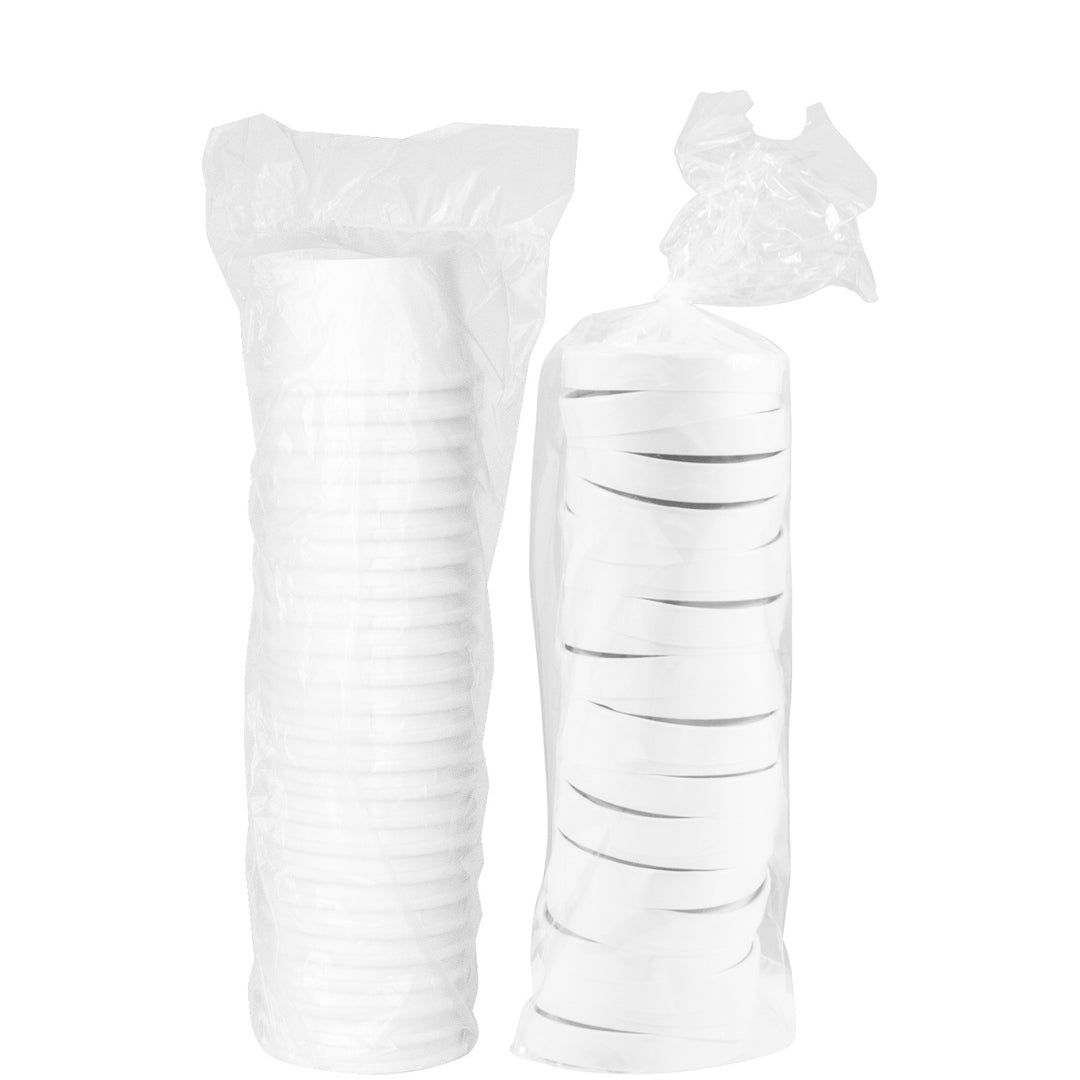 Container Paper Round Combo With Lid 8 oz. - 1 x 500 count - Solo Cup - Packaging and Accessories - Restaurant Supplies and Equipment - Canadian Distribution