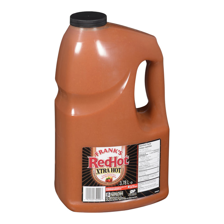 Sauce Hot Redhot Extra Hot - 2 x 3.78 L - Franks - Restaurant and Foodservice Ingredients - Canadian Distribution