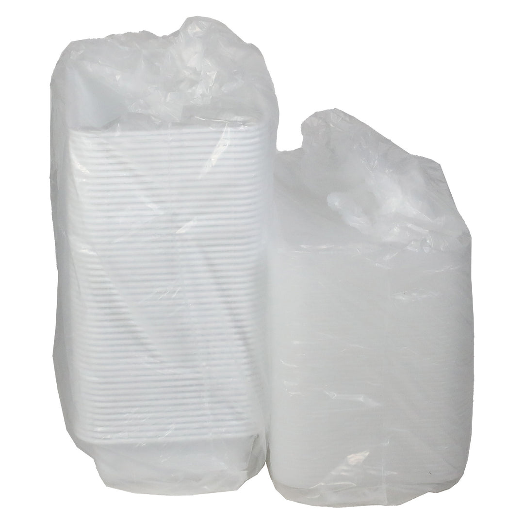 Container Plastic Rectangle White with Lid - 150 x 38 oz - Versatainer - Packaging and Accessories - Restaurant Supplies and Equipment - Canadian Distribution