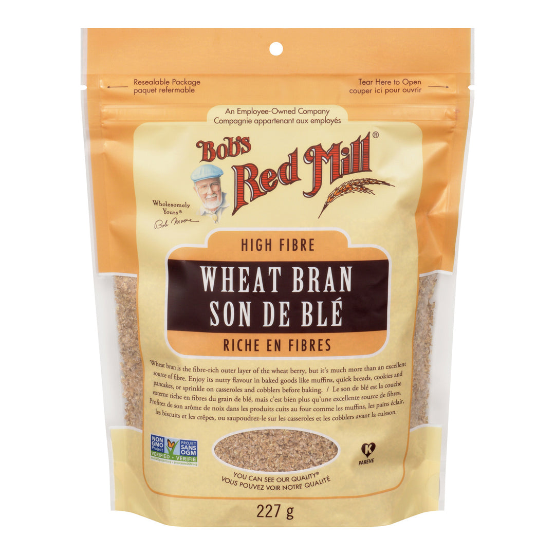 Wheat Bran - 4 x 227 g - Bob's Red Mill - Restaurant and Foodservice Ingredients - Canadian Distribution