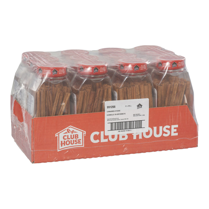 Spice Cinnamon Sticks 6 in. - 12 x 290 g (Case = 1 x 290 g) - Clubhouse - Restaurant and Foodservice Ingredients - Canadian Distribution