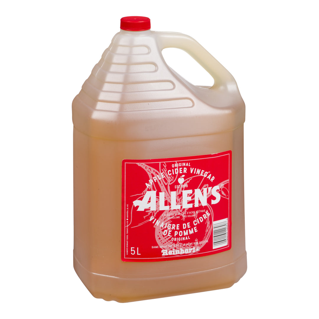 Vinegar Apple Cider - 2 x 5 L - Allens - Restaurant and Foodservice Ingredients - Canadian Distribution