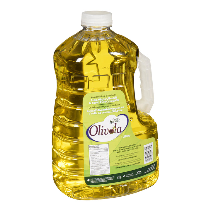 Oil Canola/Olive Olivola - 6 x 3 L - Canola Harvest - Restaurant and Foodservice Ingredients - Canadian Distribution