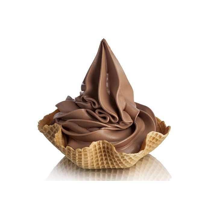 Rubicone Soft Chocolate Soft Serve Mix - Case of 8 x 1.5 KG Bags