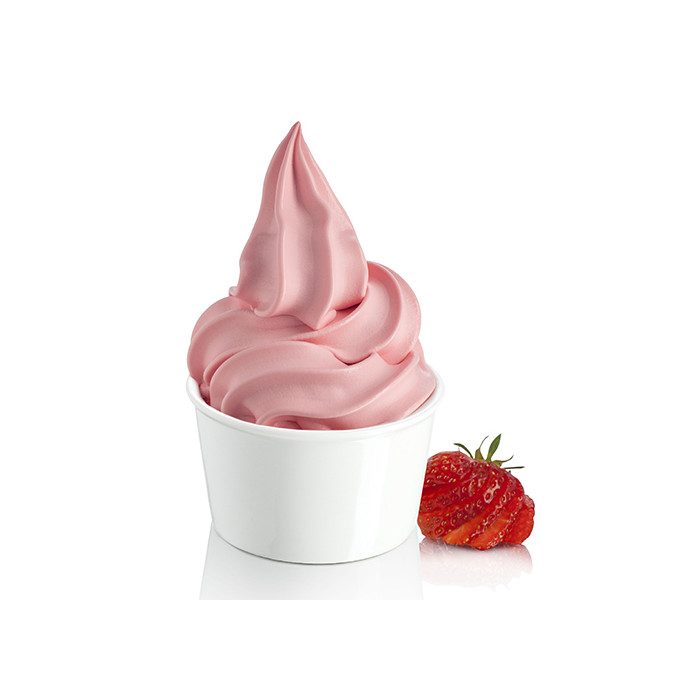 Strawberry Frozen Yogurt Mix - Case of 8 x 1.5 KG bags - Rubicone Canada