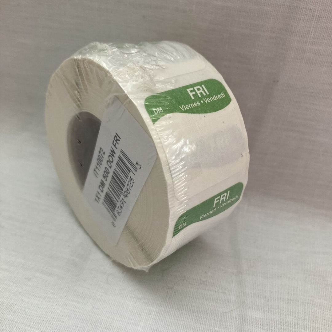 Label Roll Dissolve Friday 1 x 1.5 - 500 count (Case = 24 x 500 count) - Daymark Food Sa - Packaging and Accessories - Restaurant Supplies and Equipment - Canadian Distribution