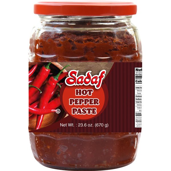 Sadaf Hot Pepper Paste | Spicy - 23.6 oz.