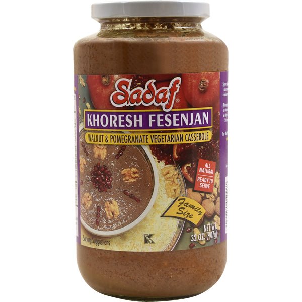 Sadaf Khoresh Fesenjan | Walnut & Pomegranate Stew in Jar- 32 oz.