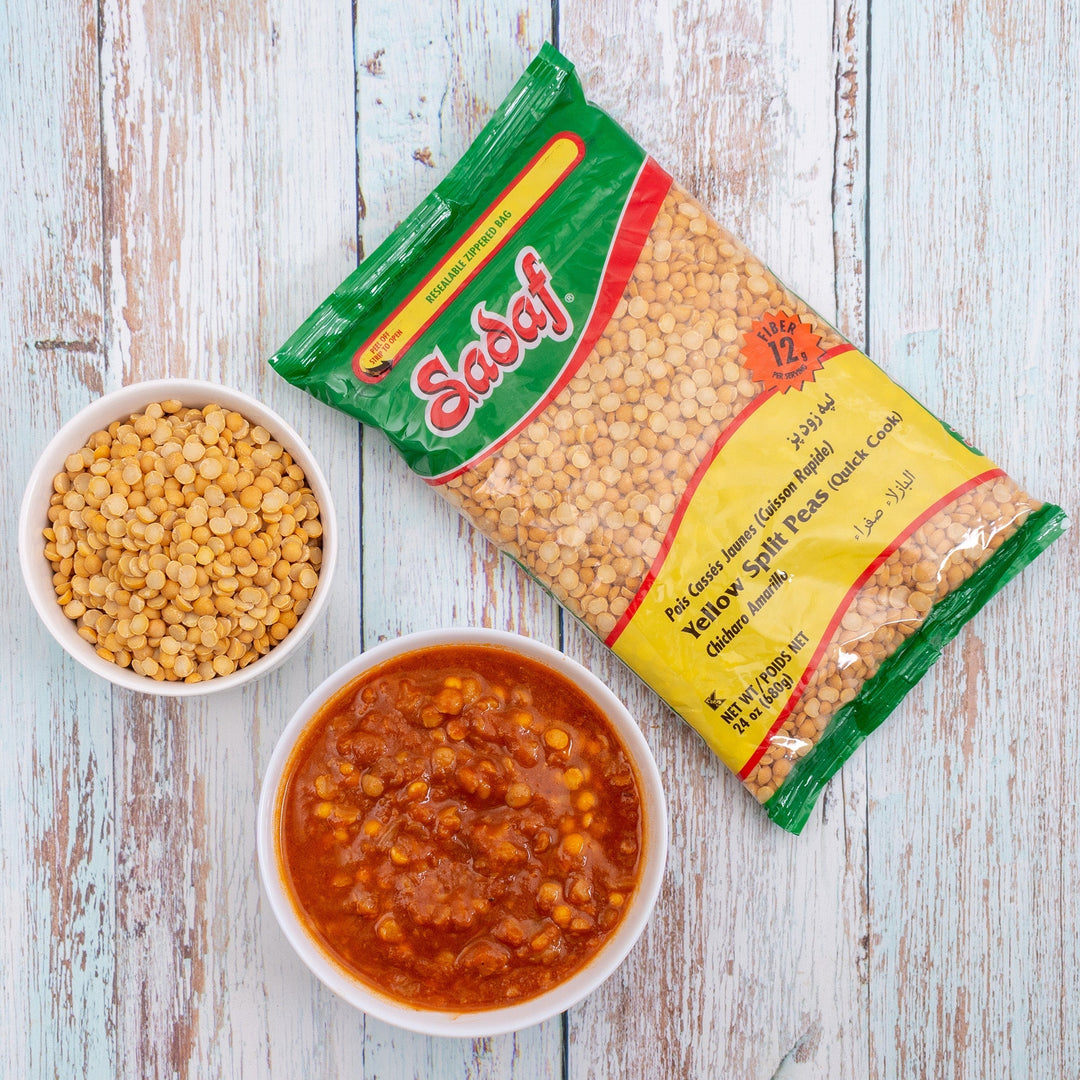 Sadaf Yellow Split Peas  | Dried  - 24 oz.