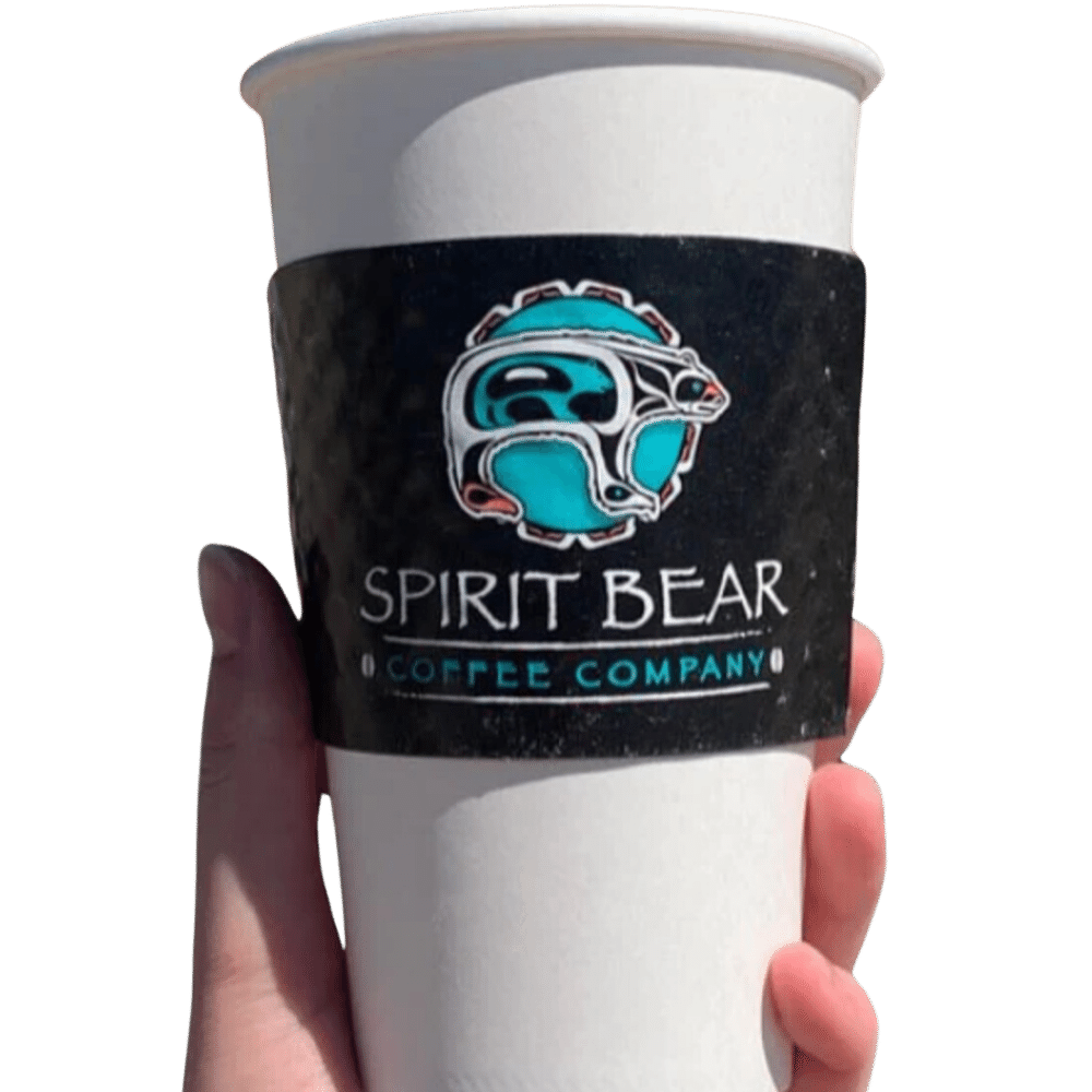 Spirit Bear Coffee - Branded Cup Sleeves - Case of 1300