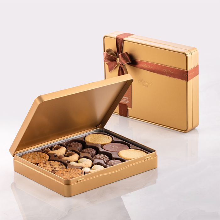 Premium Biscuit Tin - Bateel - Gourmet Gifts