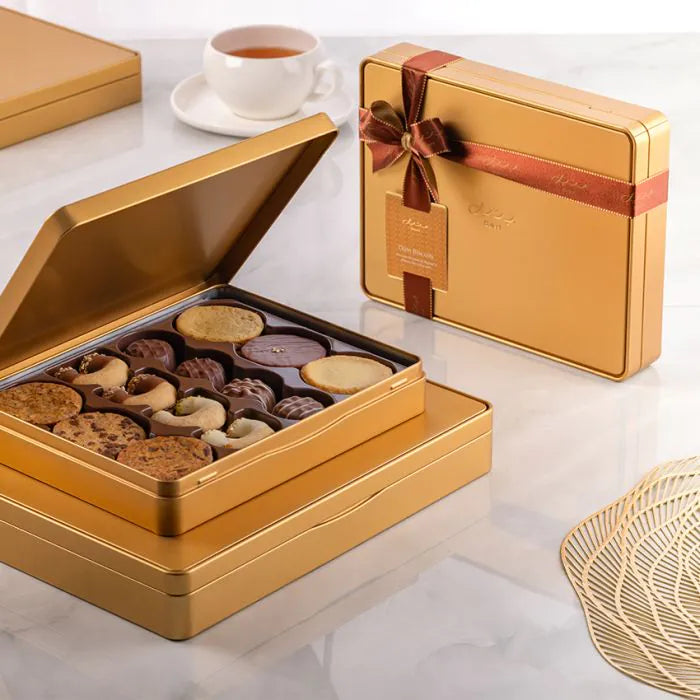 Premium Biscuit Tin - Bateel - Gourmet Gifts