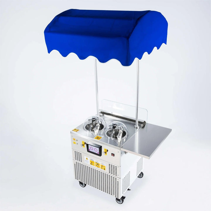 Top Churn V2 - Custom Gelato Cart - Heat & Freeze Machines for Gelato, Ice Cream, & Sorbets