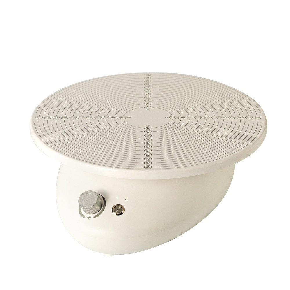 Electric Turntable with Silicone Plate, 28 cm - Canadian Distribution - Ships Free Within Canada on Orders Above CAD $199
