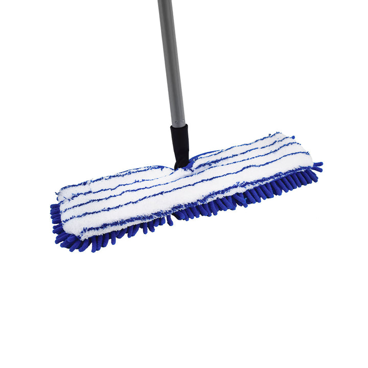Wet/ Dry Microfiber Flip Mop With 48 Inch Metal Handle - Sold By The Case
