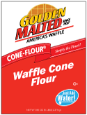 Carbon's Waffle Cone Mix - "Just Add Water" Trans Fat Free  6/5lb Bags