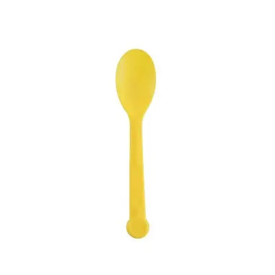 PS Spoon (Yellow) 100pc x 20pkt (2000 Spoons) per Case - Item #99-9374