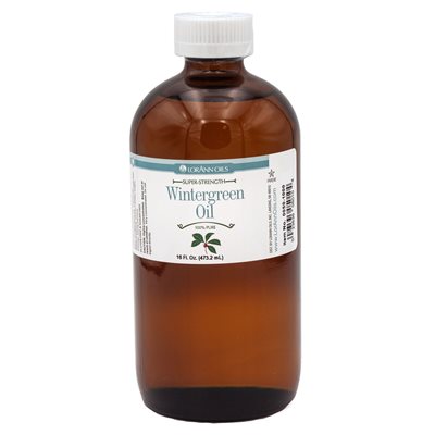Wintergreen Oil Natural - Food Grade Essential Oils 16 oz., 1 Gallon