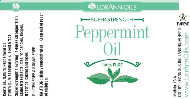 Peppermint Oil Natural - Food Grade Essential Oils 16 oz., 1 Gallon