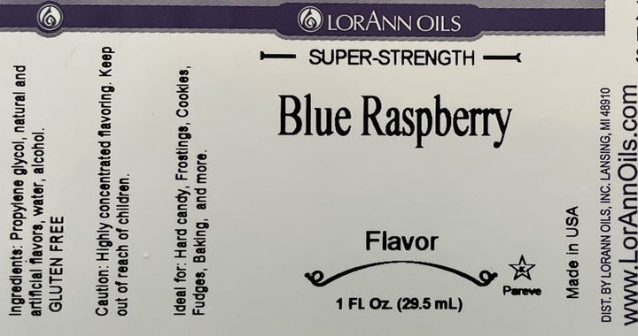 Blue Raspberry Flavoring - Super Strength Flavor 16 oz., 1 Gallon, 5 Gallons