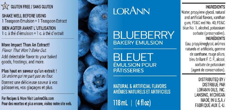Blueberry Bakery Emulsion - 16 oz., 1 Gallon, 5 Gallons