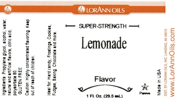 Lemonade Flavoring - Super Strength Flavor 16 oz. Canada