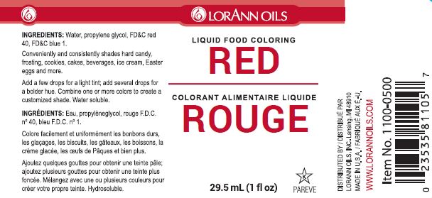 Red Liquid Food Color - Liquid Food Coloring - 4 oz, 1 Gallon