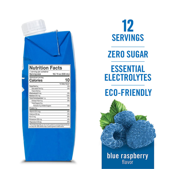12 Bottles BioSteel / SPORTS DRINK / Blue Raspberry - 12 Pack x 500ml / Canada