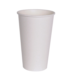 16 oz White Hot Drinks Paper Cups (1000 cups)