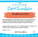 Saveur de caramel au beurre Bouteille de 32 oz