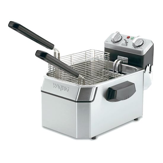 Friteuse simple robuste WDF1000 de Waring Commercial