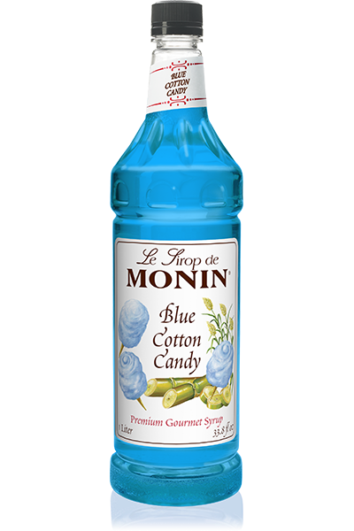 Blue Cotton Candy - Monin - Premium Syrups and Flavourings - 4 x 1 L per case
