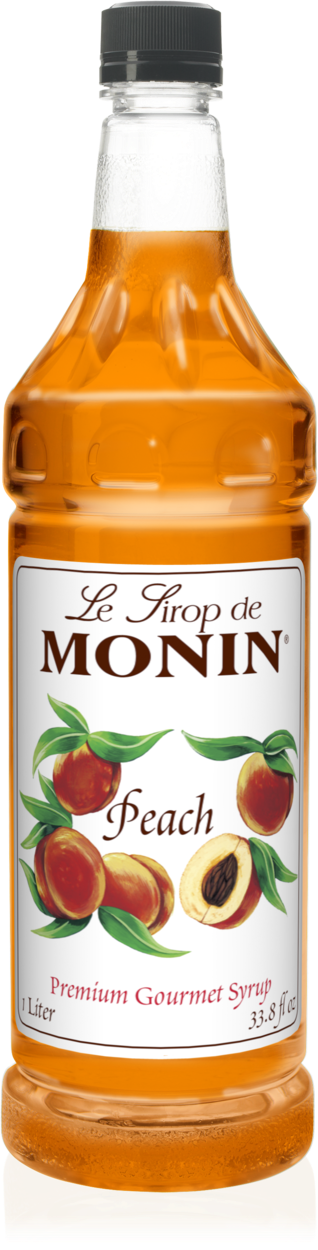 Peach - Monin - Premium Syrups and Flavourings - 4 x 1 L per case