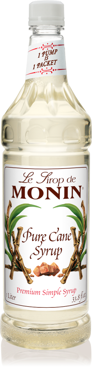 Pure Cane - Monin - Premium Syrups and Flavourings - 4 x 1 L per case