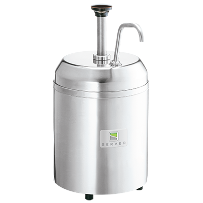 Server Products, MMS Chilled Server, Cream Dispenser, Stainless Steel Pump, 3 Qt Capacity