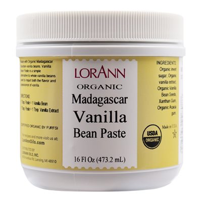 Pâte de gousse de vanille biologique de Madagascar - 16 oz.