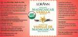 Extrait de vanille biologique de Madagascar - 16 oz.